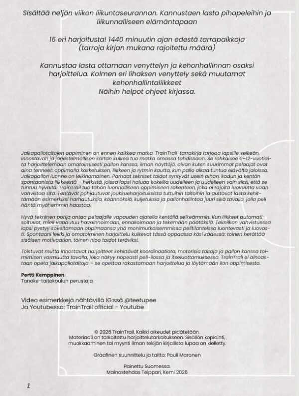 TrainTrail 1 - Ensiaskeleet