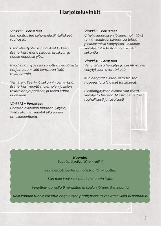 Train Trail V - Kehonhallinta ja venyttely